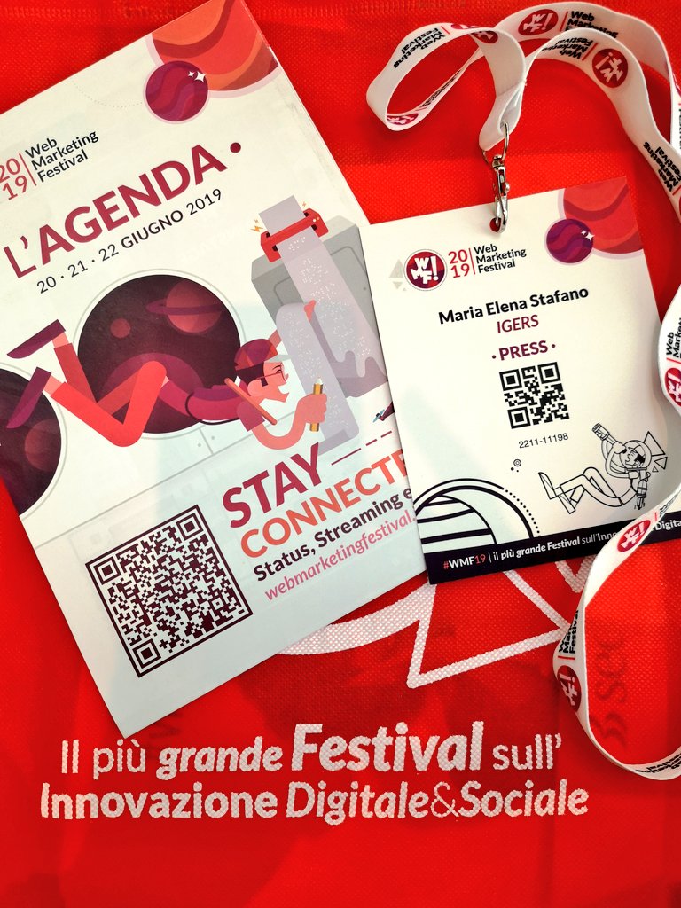 Anche noi di #igerslombardia siamo al #wmf19, una bella occasione per aggiornarci sul web marketing e fare #networking. 😃😉