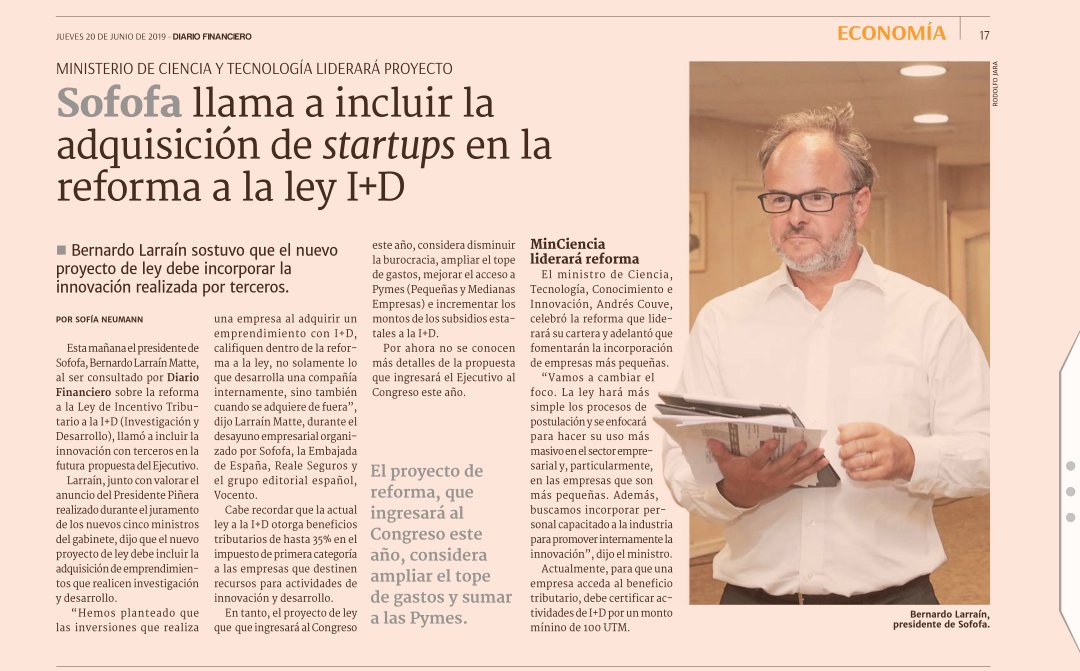 ameirov's tweet photo. Clave iniciativa de @SofofaChile. Necesitamos más transacciones entre grandes empresas y start ups. Hoy la innovación está en todos lados.
@bernardolarrain @ASECH_ag @juanpabloswett @Corfo @rcastrof @PoloEscalona @InvestChile @ProChile @CPCchile @ClauBarahona https://t.co/4yqMKSEfZN
