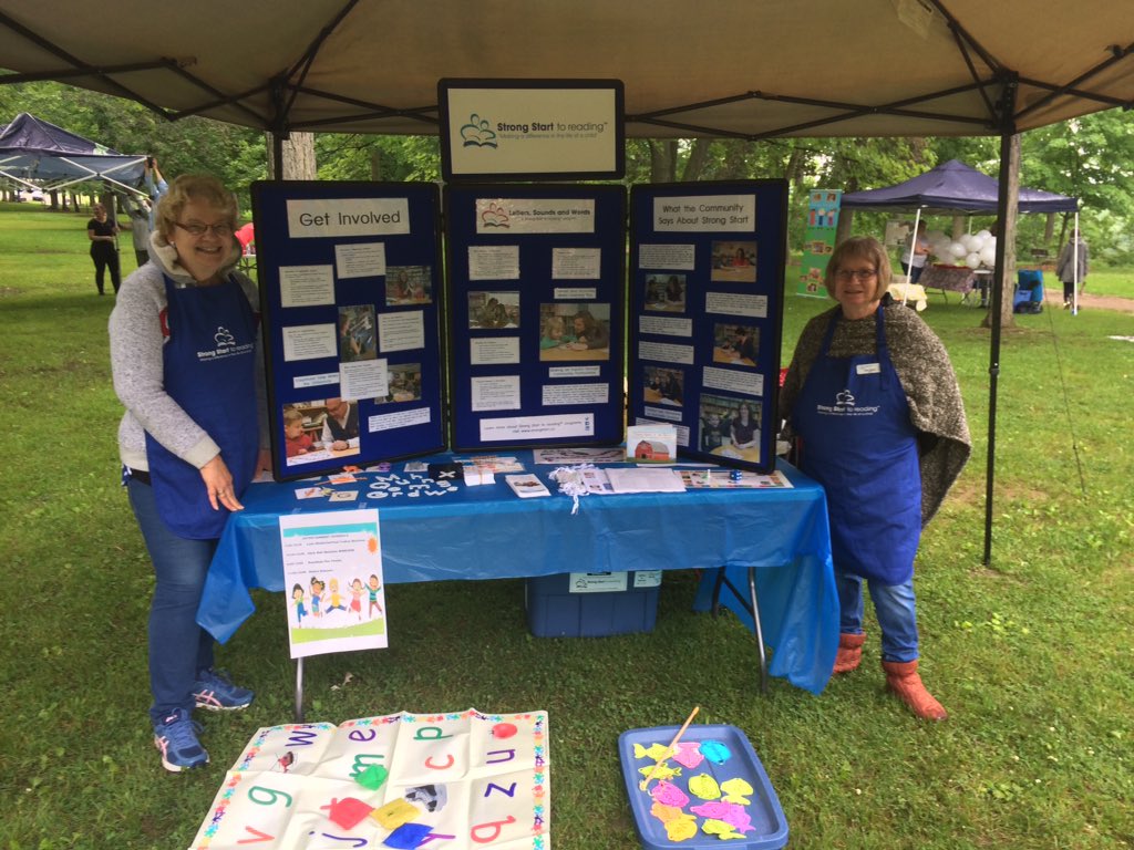 Happy to represent @Strong_Start @GEDSB @bhncdsb at #KidsSummerCelebrationDay @earlyonbrant #AllChildrenRead #Success4EveryStudent #VolunteerRecruitment