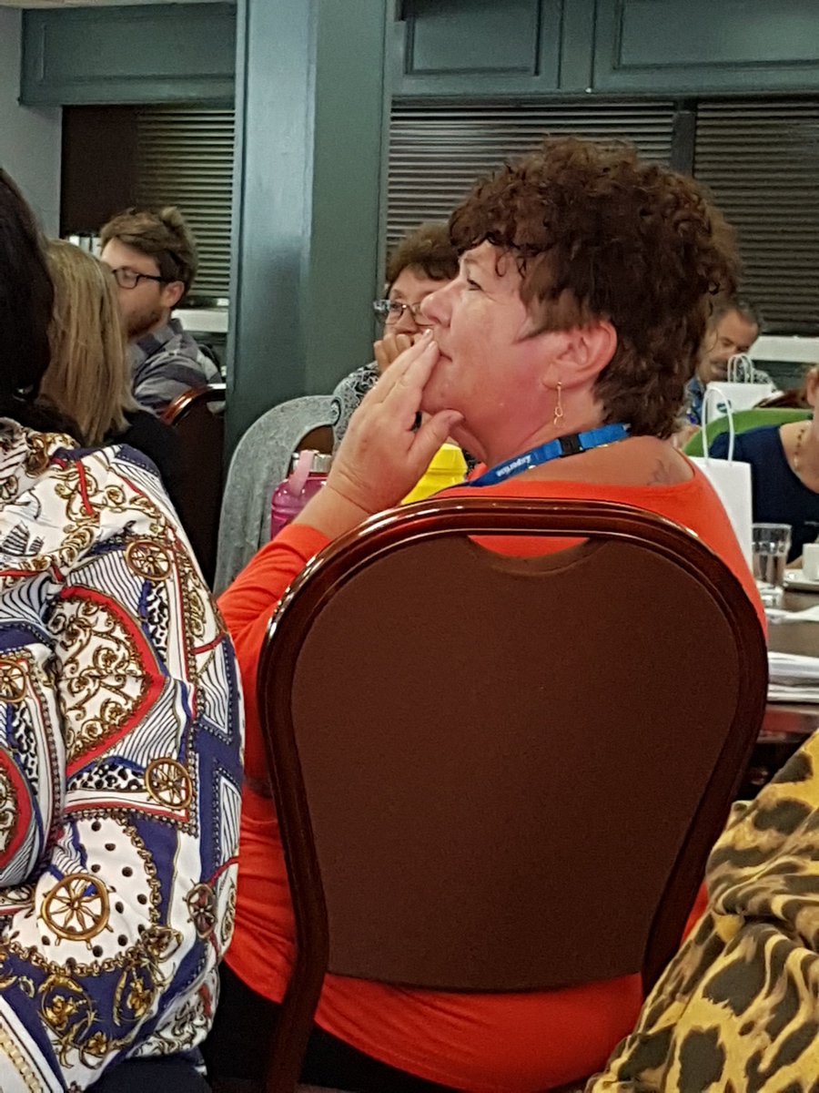Here's the ace <a href="/Patricia6018/">Patricia Wilkins</a> who's just led us on a #laughter #yoga session here at <a href="/DorsetHealth/">Dorset HealthCare</a>'s #health and #wellbeing event for staff. Feel like I've done a full workout!!