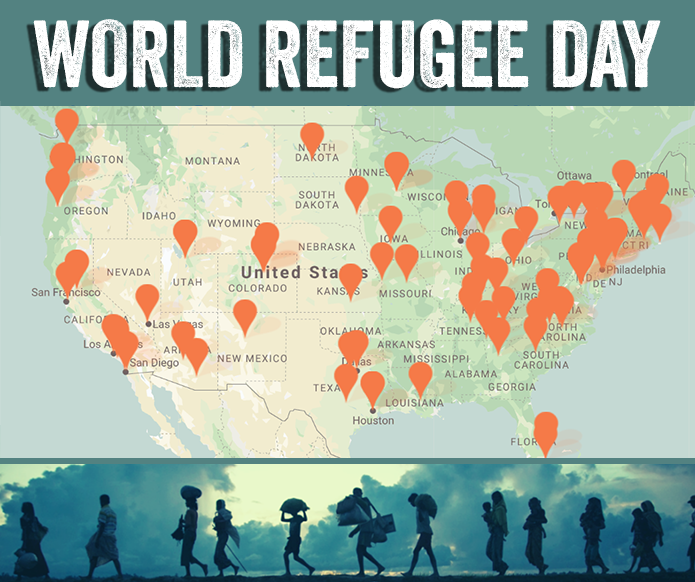 weareallusa's tweet photo. Today we honor the courage and resilience of refugees and their contributions to U.S. communities. Celebrate World Refugee Day at an event near you! Visit the We Are All America online calendar of events at https://t.co/K1rVrlKOdC
#WRD2019 #WeAreAllAmerica #WithRefugees https://t.co/LM1JsZnBW5