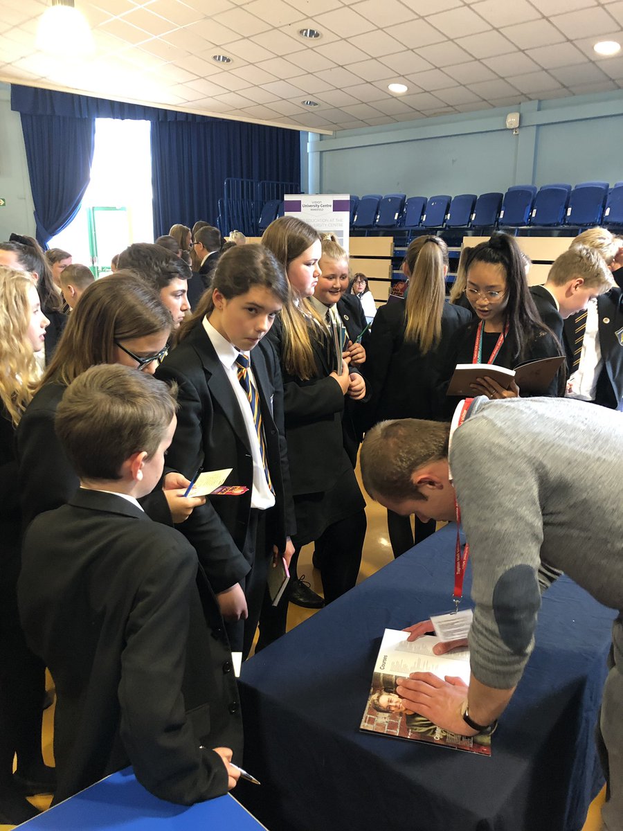 Y7 students finding out about university and higher education today <a href="/TuptonHalls/">Tupton Hall School</a> <a href="/SHUOutreach/">Schools, Colleges and Community Outreach</a>