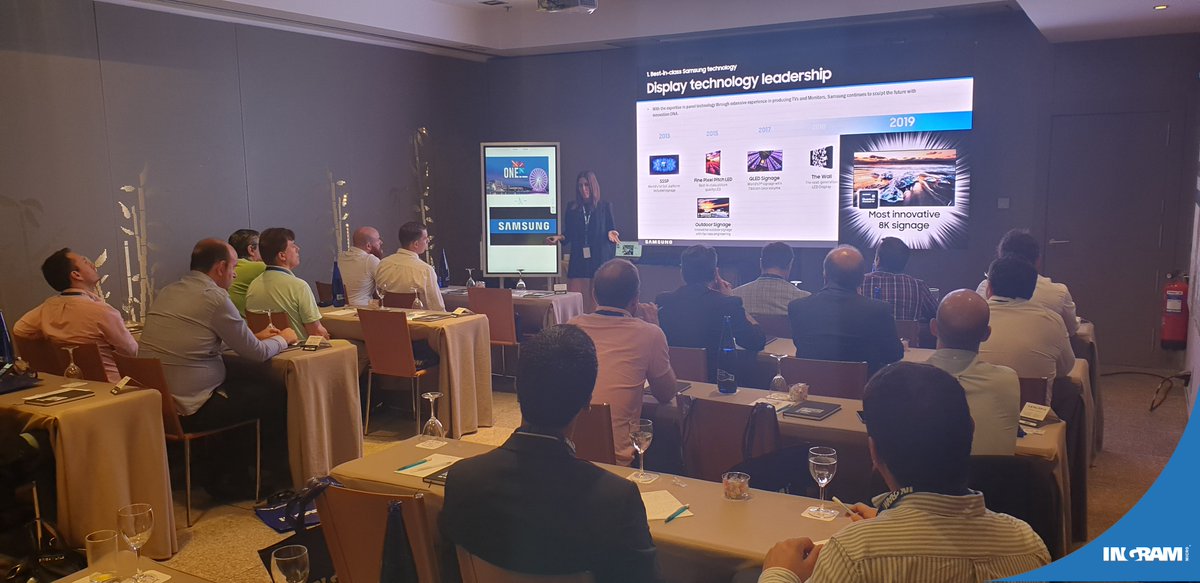 IngramMicroES's tweet image. #IngramTraining
Hoy estamos en Madrid junto a nuestros partners en el Evento ProAV Samsung Gran Formato donde presentaron la soluciones Smart Signage y Samsung Flip. 
¡Gracias a todos por asistir!
@SamsungEspana 
#SamsungVisualDisplay #IngramProAV