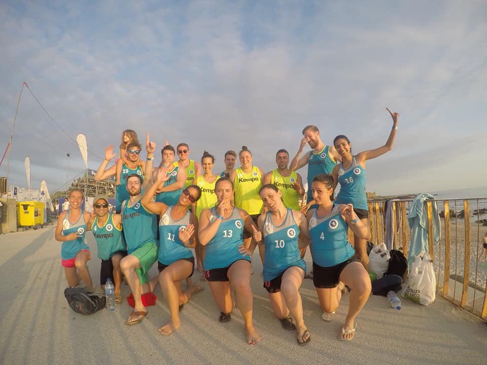 Great to have <a href="/ChelseaHandball/">Chelsea Handball Club</a> representing at the #beachchamps for #2019 #dontworrybeachhappy