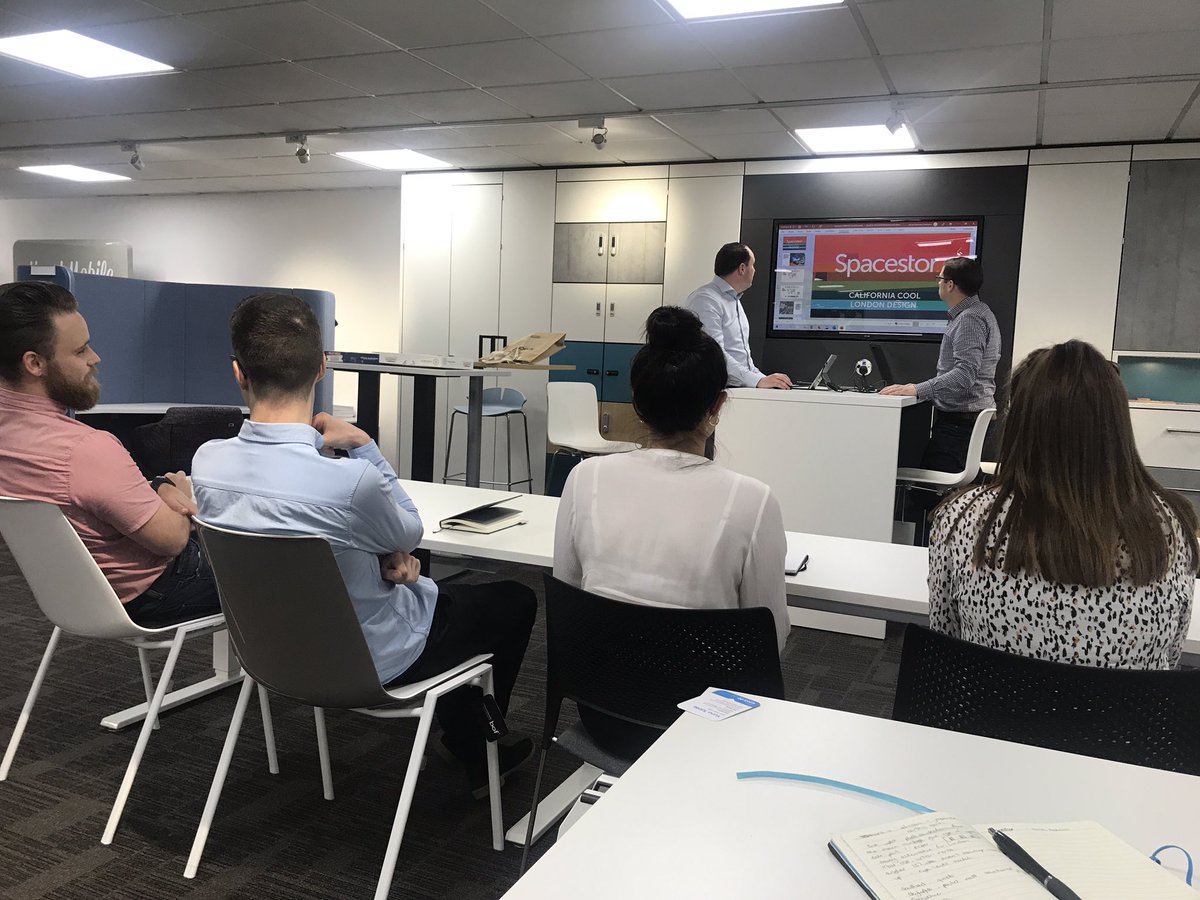 bof_furniture's tweet photo. Thank you to Nick & James from @spacestor for our product training today! Was great to learn more about your exciting ranges following our visit to your @CDWfestival showroom ππ΅
-
#spacestor #furniture #producttraining https://t.co/rXQraJA4NY