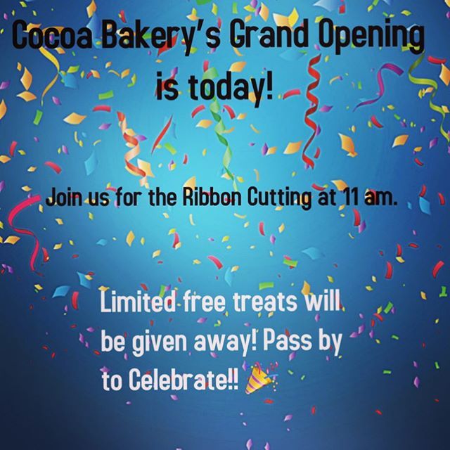 CocoaBakeryJC's tweet photo. Weβll be waiting for you to celebrate!! ππ #cocoabakery #grandopening #theheights #jerseycity https://t.co/WSKwuDciMr https://t.co/RwNps5qY6A