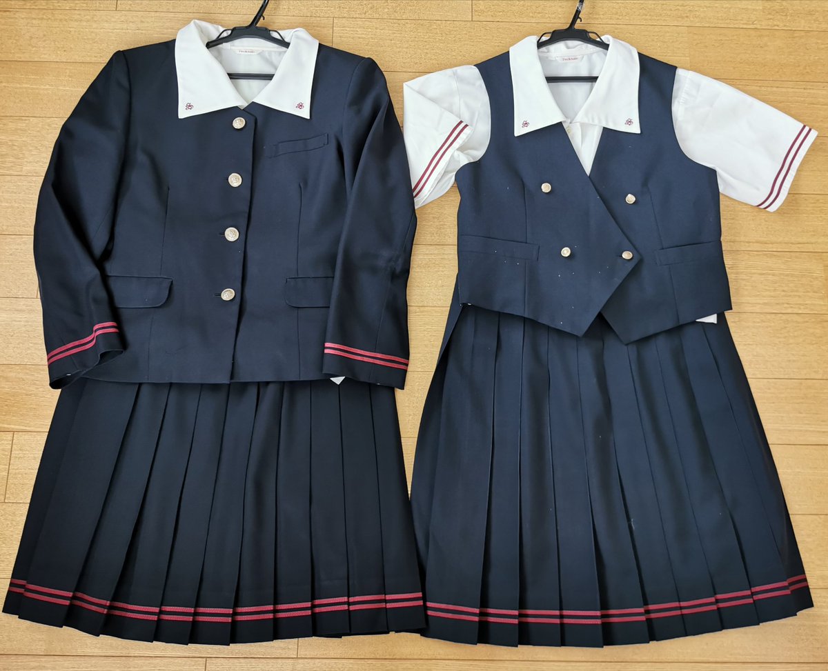 山形県立寒河江高校の制服セットを買い取らせて頂きました！スカート裾