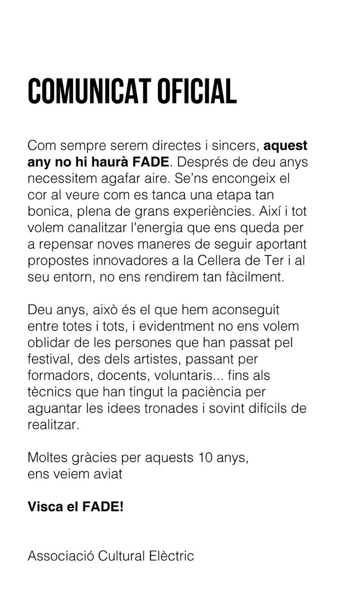 ⚠ COMUNICAT OFICIAL ⚠