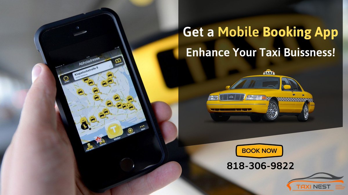 TaxiNest's tweet image. Get your own taxi booking mobile application for your business! Visit - taxinest.com for more.

#taxidispatchsoftware #taxidispatchingsoftware #taxiapp #taxiappdevelopment  #mobileappdevelopment #taxibookingapp