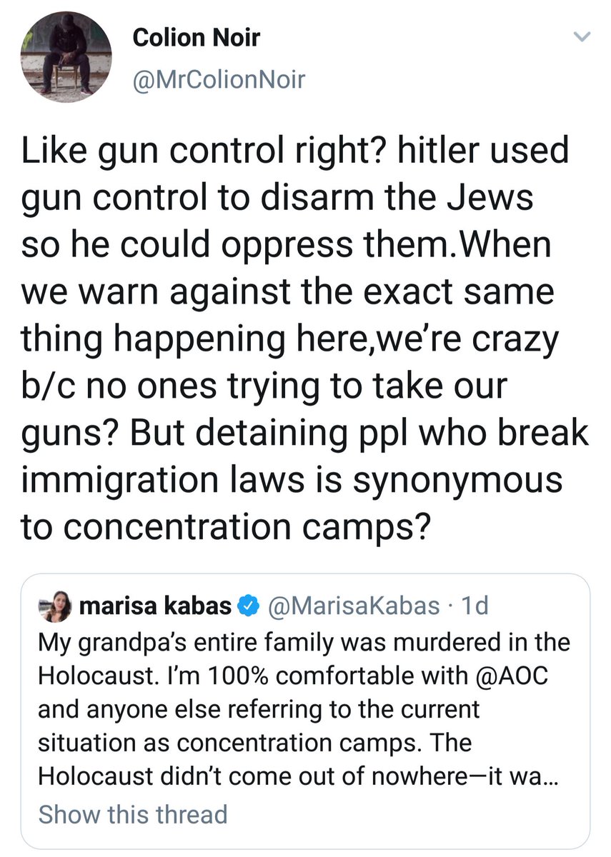 Using the  #Holocaust to oppose gun control: