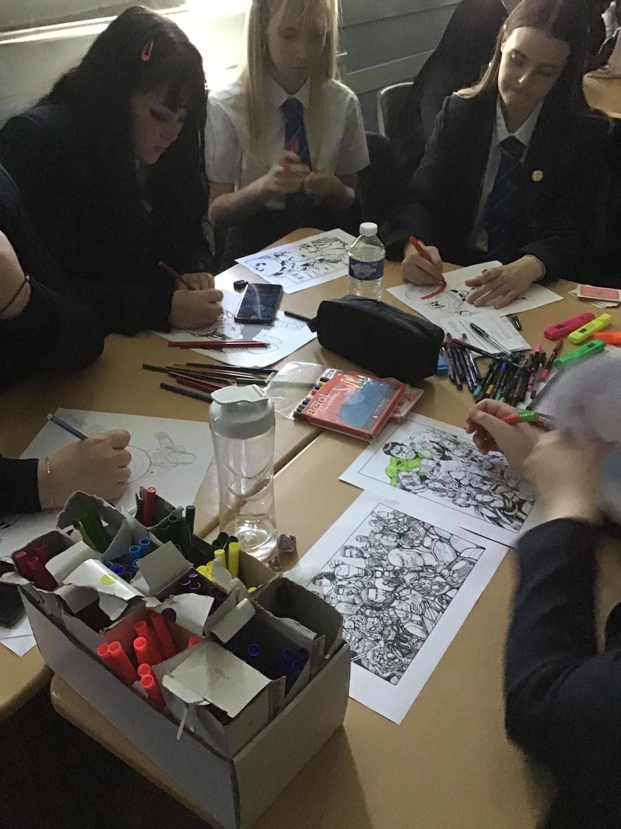 StAndrew'sEnglish (@standrewseng) on Twitter photo Watching Marvel Movies & creating a fantastic Marvel themed wall display in English Room 11. 🎯🕸👨🏼🎤#ActivitiesWeek2019 <a href="/StAndrewsRCSec/">St Andrew's Secondary School</a> Watching Marvel Movies & creating a fantastic Marvel themed wall display in English Room 11. 🎯🕸👨🏼🎤#ActivitiesWeek2019 <a href="/StAndrewsRCSec/">St Andrew's Secondary School</a>