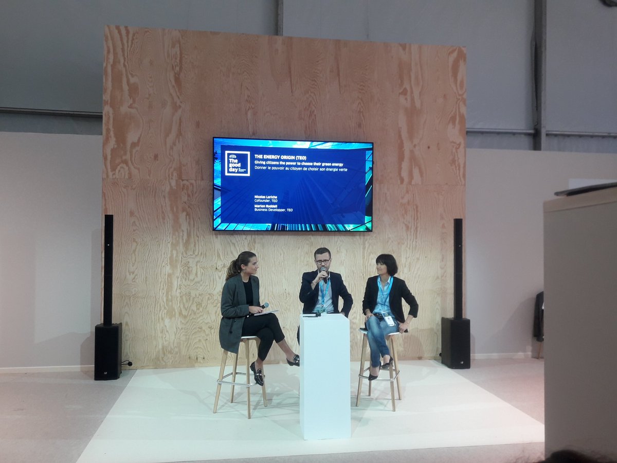 MaxuhV's tweet photo. Lancée par des salariés en intrapreneuriat, la start-up TEO permet de garantir l'origine verte de l'énergie utilisée en s'appuyant sur la #Blockchain. #TheGoodDay #ActWithENGIE #ChangeMakers #StartUp @ENGIEgroup https://t.co/fjuNEgFUfG