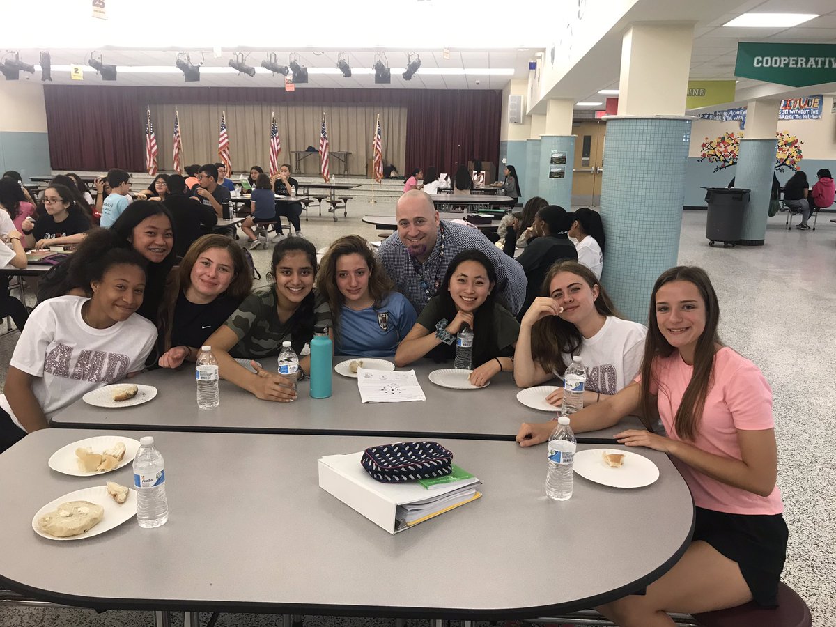 Enjoying our 8th grade Breakfast before the Earth Science Regents... #opride