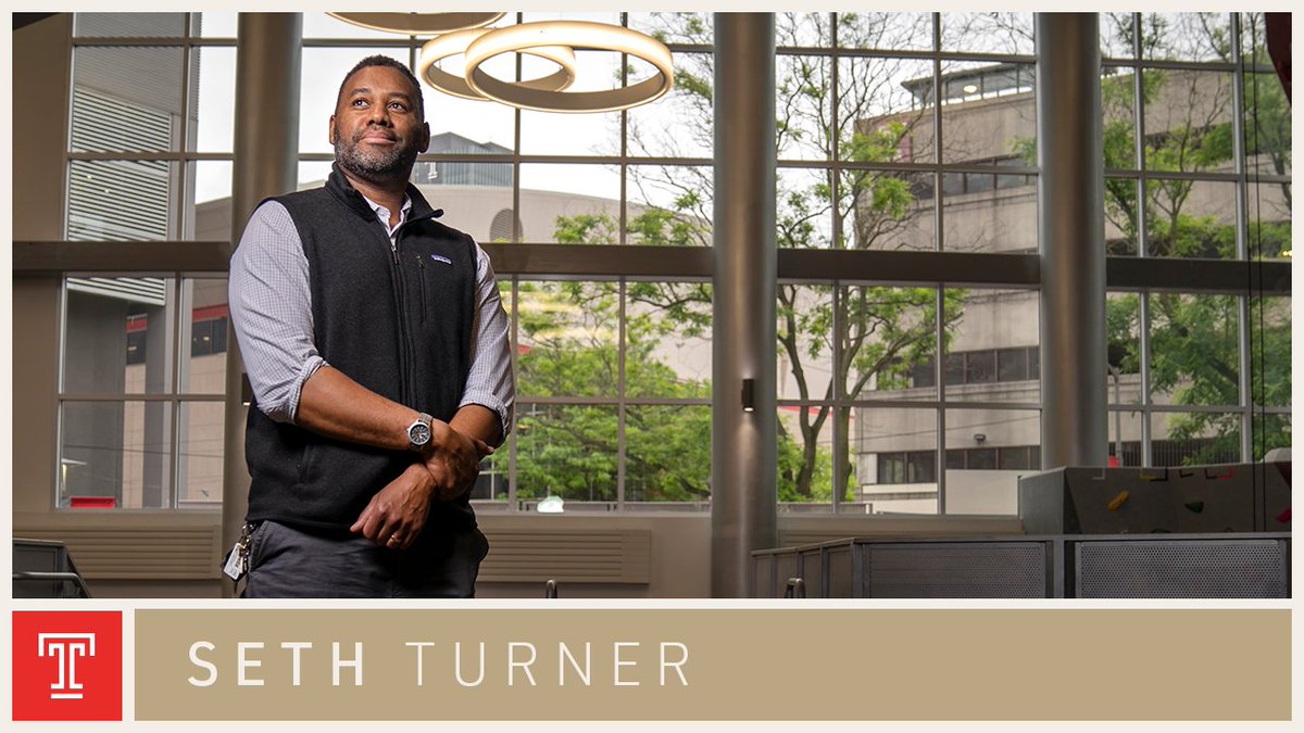 TempleCPH's tweet photo. #PublicHealthInFocus: Seth Turner, associate director of planning and facilities for the College of Public Heath. MEET SETH: https://t.co/LZNnRVfMVx https://t.co/lI2WgOcTOr