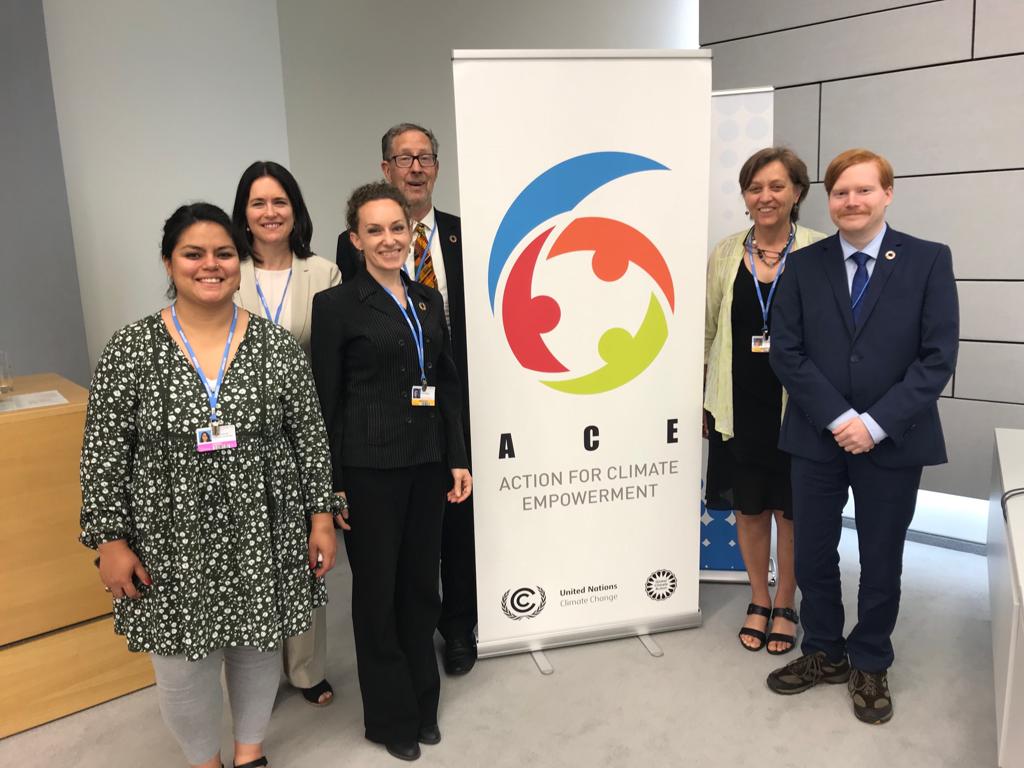 Omega_OCSL's tweet photo. So excited that OCSL Director @leweiland32 is attending @UNFCCC Climate Change Conference #SB50Bonn as part of @ClimateECOS, which seeks to build community capacity to minimize climate risks and maximize resilience. #ACENow #ClimateAction   #DrawdownLearn @omega_institute https://t.co/yc8cTE406Y