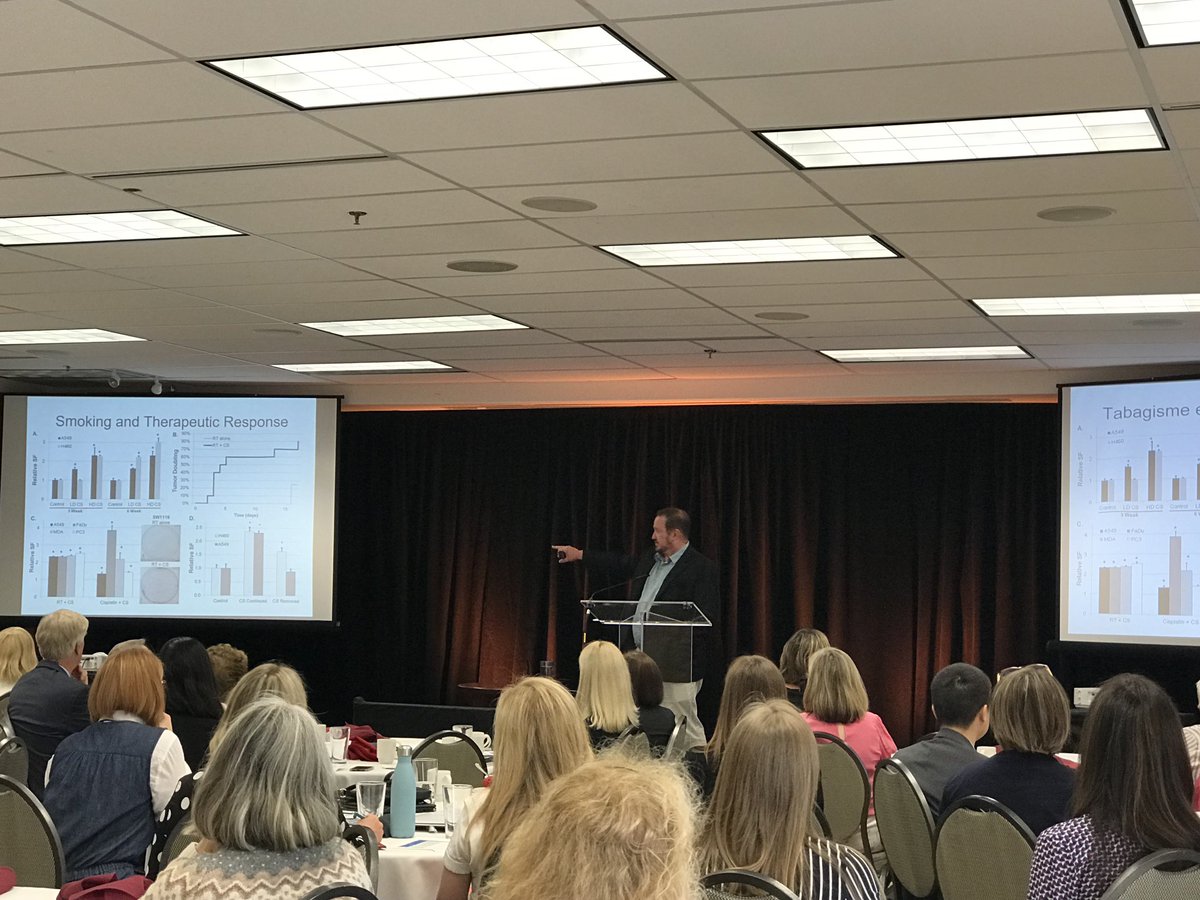 International expert Dr. Graham Warren speaking to @CancerStratCA Tobacco Network about #smokingcessation as first-line cancer treatment for patients #qualitycancercare