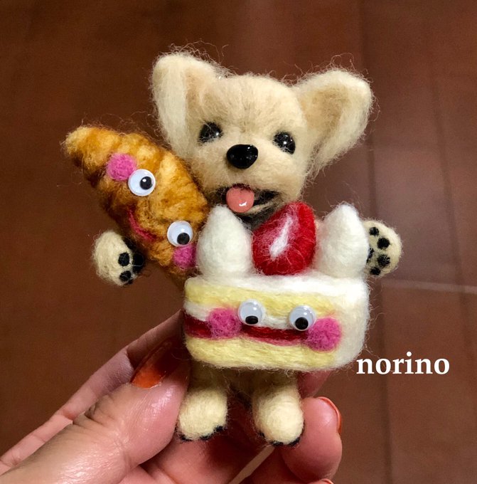 羊毛フェルト食べ物 の注目ツイート モデル Twoucan