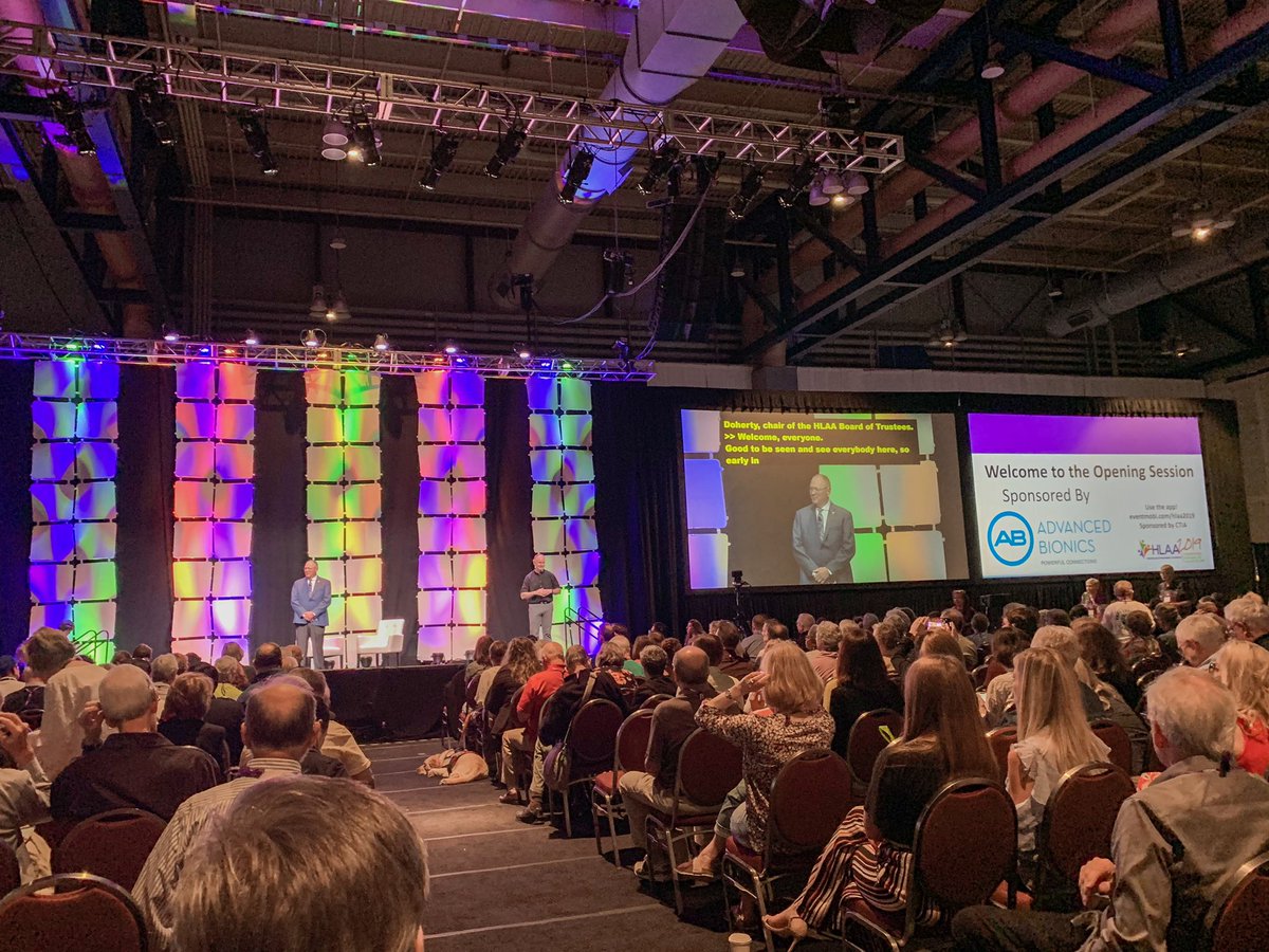 Contacta_Inc's tweet image. The @HLAA 2019 Convention has officially started with the opening session!

Contacta is honored to be a sponsor of this event and to provide #hearingloops in ALL rooms for visiting guests and exhibitors. 

Be sure to stop by and see our team at booth 306! 👋🏻