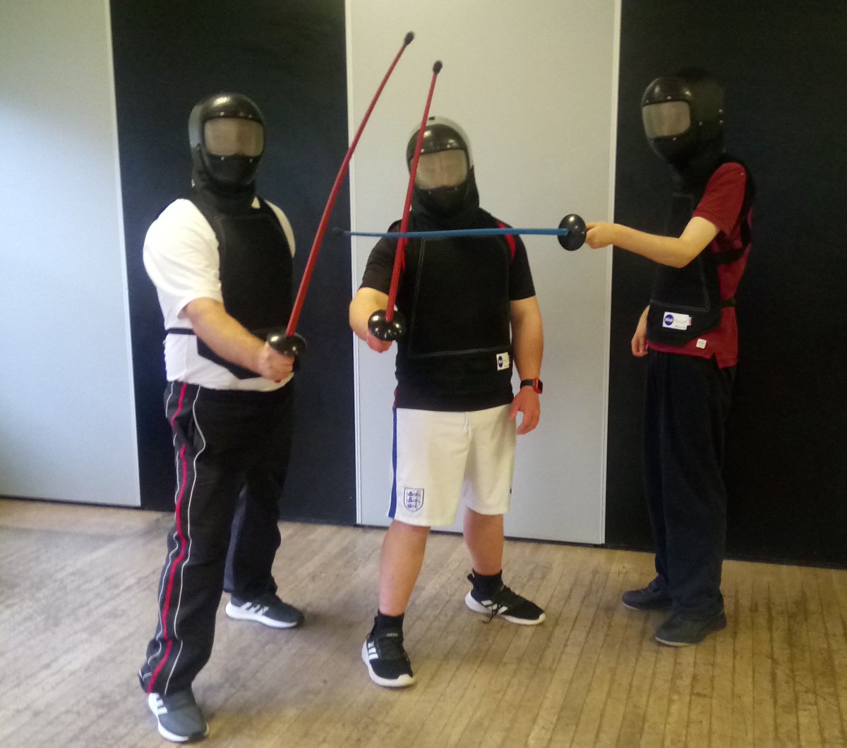 phenzync's tweet photo. En Guard, #fencing @DerwenCollege this #Learningdisabilityweek #fun #inclusive https://t.co/Nhj5GhoAoD