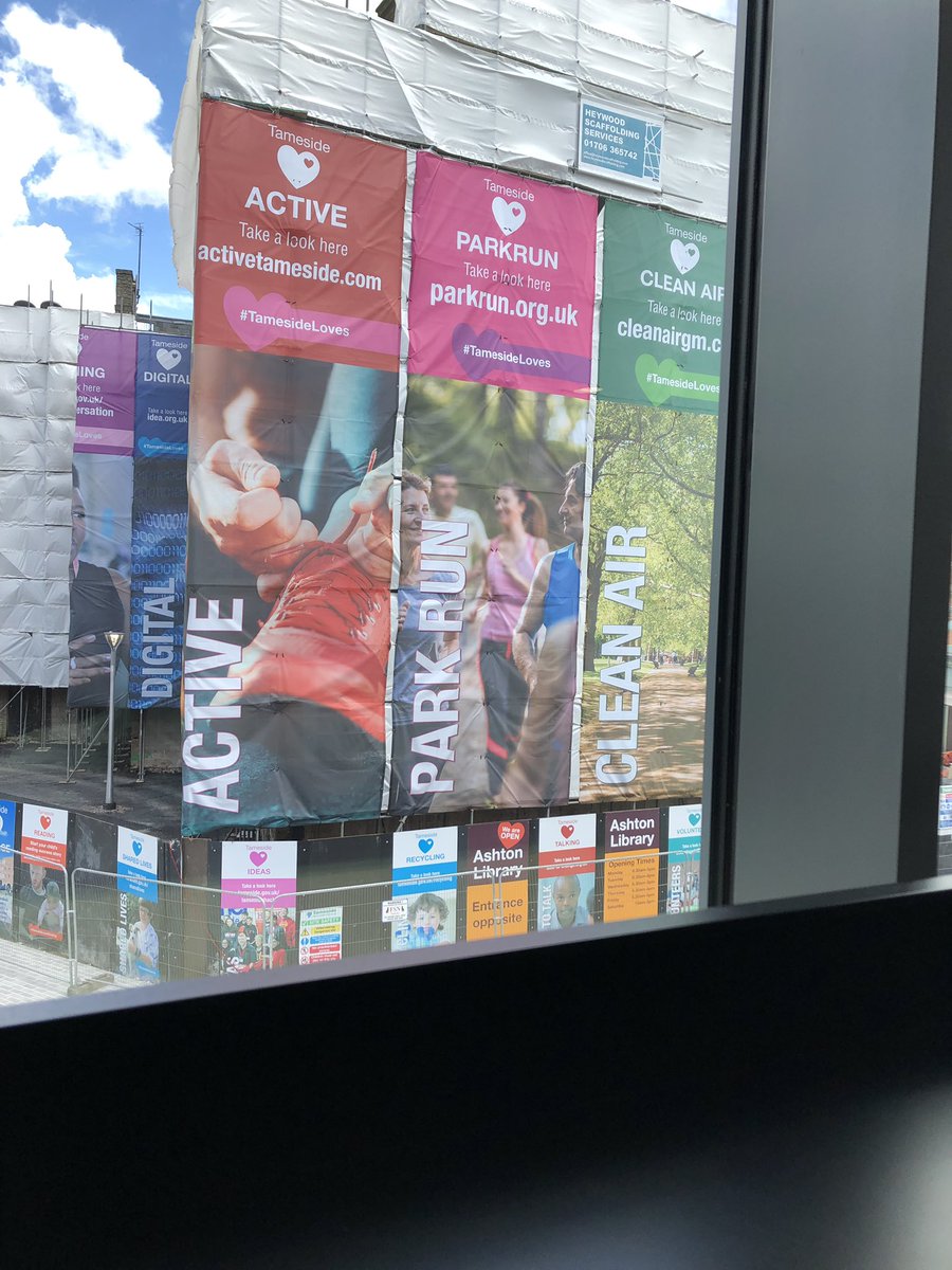 hayleylever's tweet image. Great to finally visit #tamesideone - warm welcome for me and my bike from #tamesidelovesreading team and great nudges for #movingmore and #CleanAirGM @parkrunUK @active_tameside