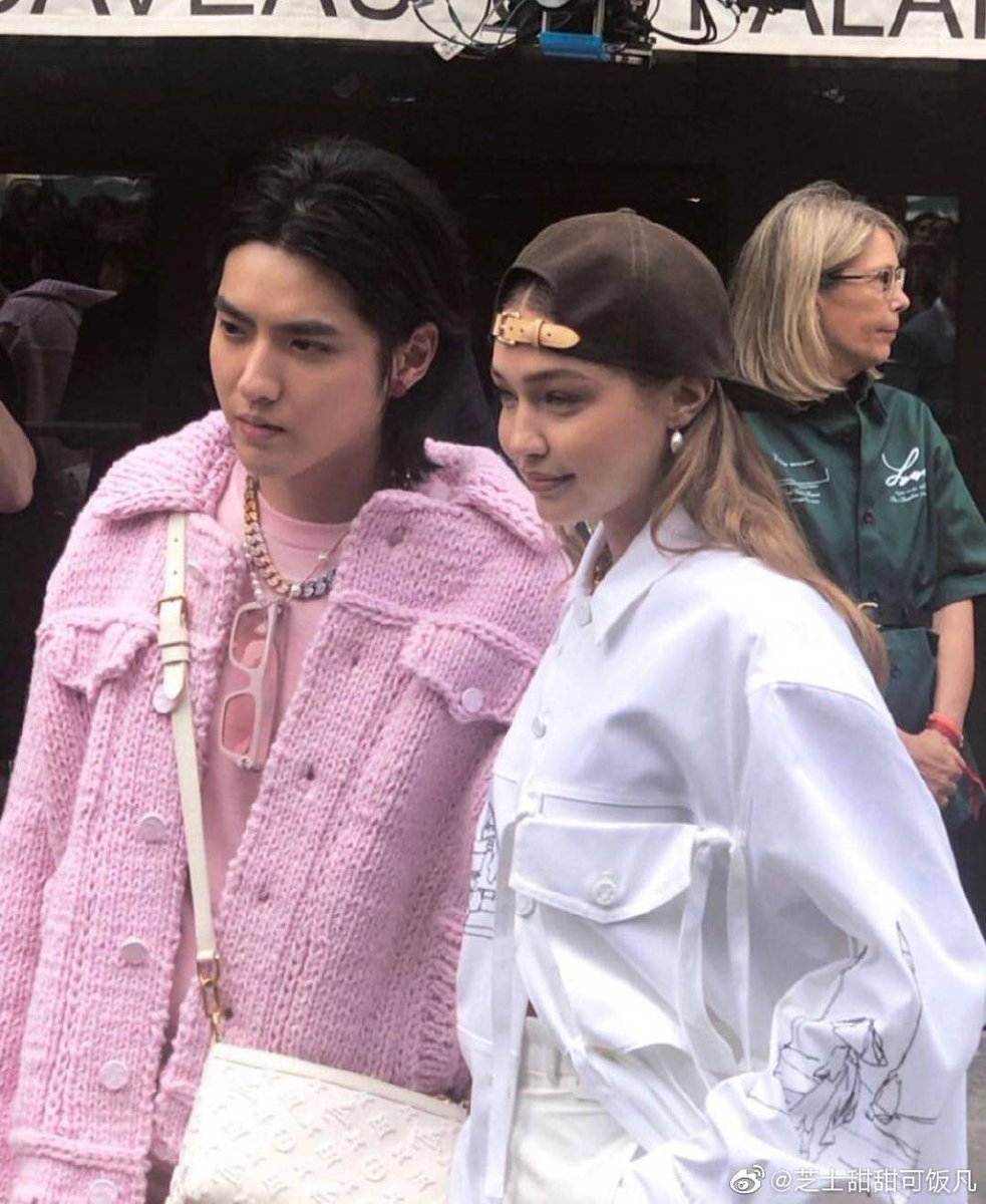 Kris Wu Spotted Hanging Out With Gigi Hadid At Louis Vuitton Fashion Show