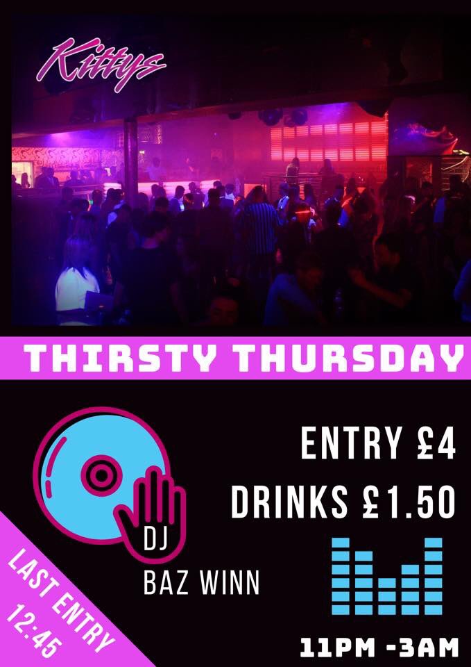 TONIGHT! 🕺🏽💃🍸 
Cheapest night in town! 
£4 Entry &amp; £1.50 Drinks
11pm-3am