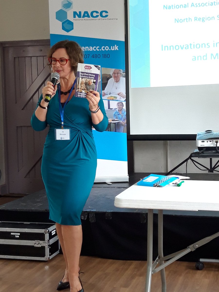 Thank you <a href="/hcsuk/">Jo Bonser MD</a> Jo, for your amazing presentation <a href="/NACCCaterCare/">The NACC</a> #north. You called your guide your "little gift to the universe." We all know it's so much more than that. #dementia #carecatering #respect