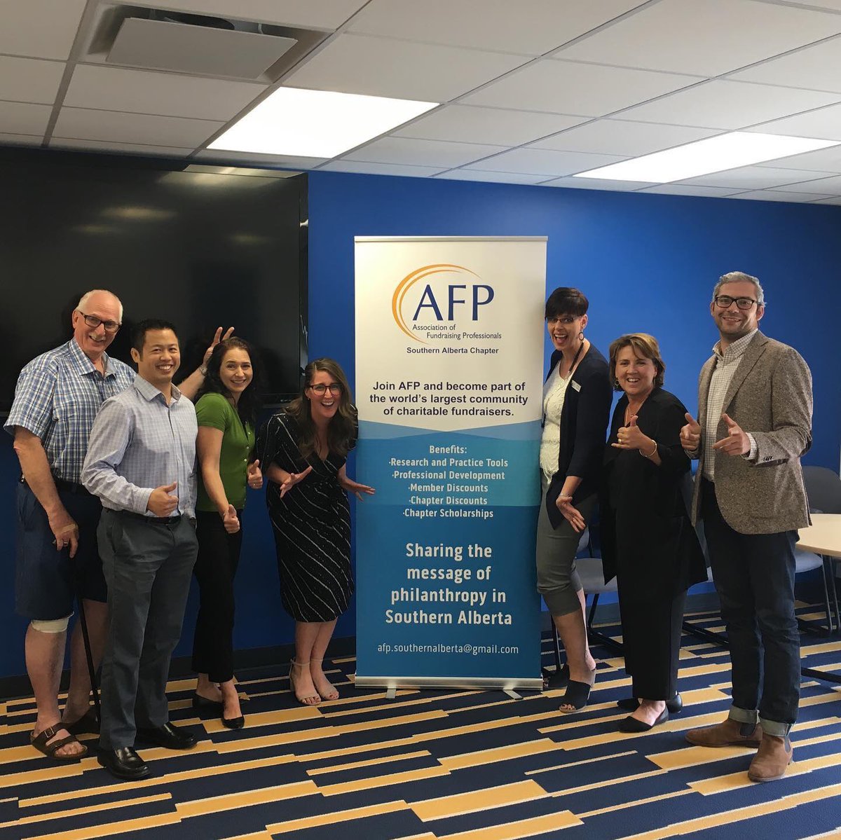 monicaloewen's tweet image. Going to be a great year with AFP Southern Alberta!  Love getting to work alongside these fantastic colleagues in the world of fund development.  #afp #funddevelopment #philanthropy #yql