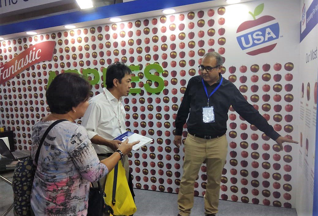USAECindia's tweet photo. USAEC participated in the Express Food & Hospitality Expo, Bengaluru.
#AmericasFavouriteApples #USApples https://t.co/yPHWproO1K