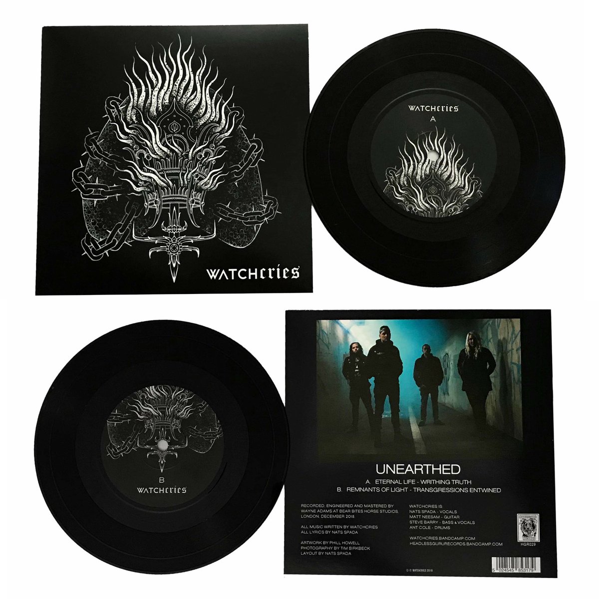 ICYMI: We released our NEW EP ‘Unearthed’ in April via <a href="/HeadlessGuru/">Headless Guru Recs</a> and @holyroarrecords 💀💀💀 It’s available on limited edition vinyl and on all digital streaming and download services: 
watchcries.bandcamp.com
smarturl.it/WATCHCRIES
#metal #hardcore #punk #watchcries