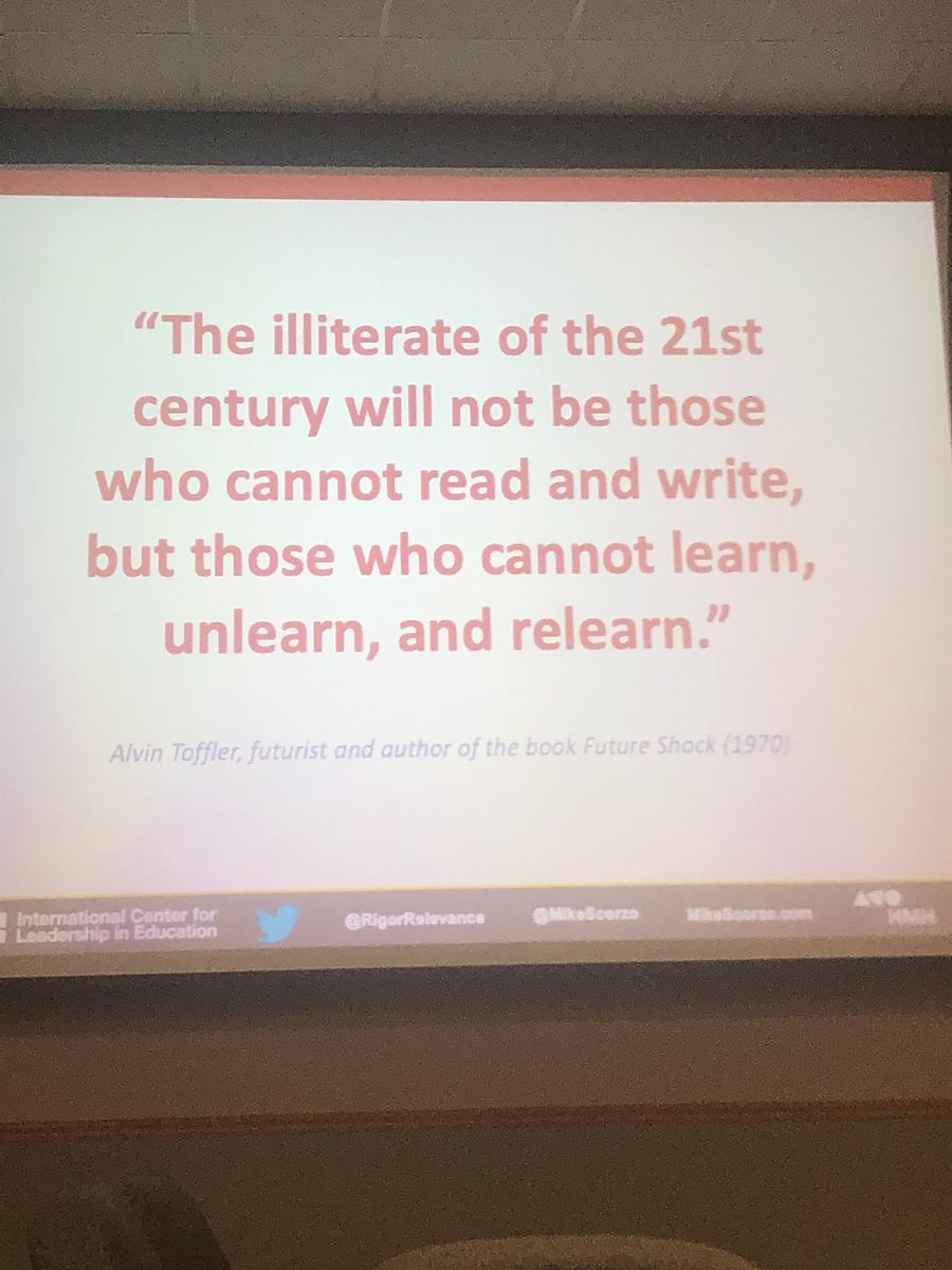 Amazing quote and so true. Thanks for sharing @MikeScorzo <a href="/RigorRelevance/">Nonactive Account</a>