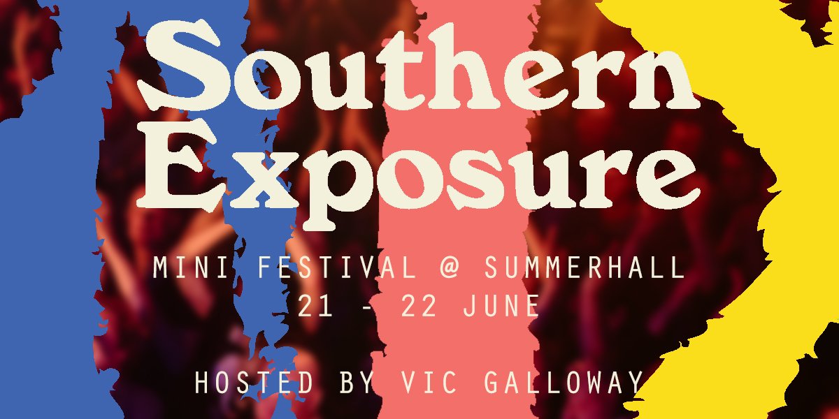 NEHHSH's tweet image. #SouthernExposure starts tomorrow - 2 days of some of our favourite acts @Summerhallery 
 for just £25! (Day tickets also available)

w/

@PictishTrail 
@meursaultmusic 
@iambecharlotte 
@piroshkaband 
@bossy_love 
@RevMagnetic 
@CarlaJEaston 
+ MORE

🎟️: bit.ly/2OmI8ye