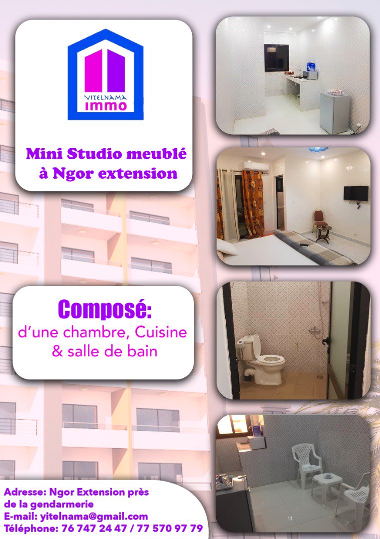 yitelnama's tweet photo. #YitelnamaImmo #Location #Meuble #Ngor #MrsGoodDEALZ https://t.co/Ht8SptkjFg