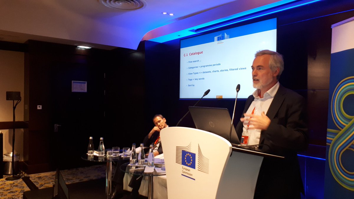 JohnW_Bxl's tweet image. Now we are running a tutorial now at  #CohesionEval2019 on #ESIFOpenData with @alboreal