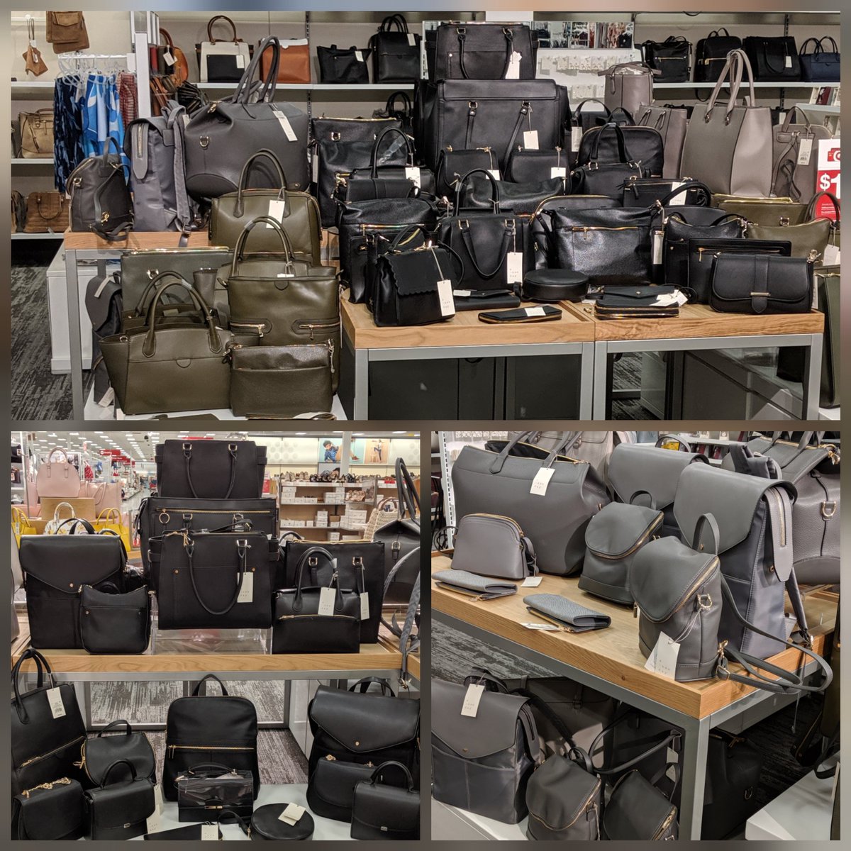 VM_Connor's tweet image. Come into visit our accessories floorpad at #T2186 I think these collections speak for themselves 😎 #VisualMerchandising #TargetStyle #WorkSomewhereYouLove #ANewDay #UniversalThread @Bryjudy @DZeppuhar @TGTmatt2186 @TGT_AngieMason @45MRossi