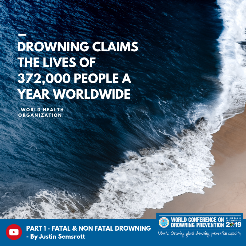 We want to share with you over the next couple of weeks an incredibly powerful 7 part presentation by Justin Sempsrott, which will change the way you think about drowning and drowning prevention. Part 1 deals with fatal and non-fatal drowning youtu.be/gkJTD9yrOvg
#wcdp2019