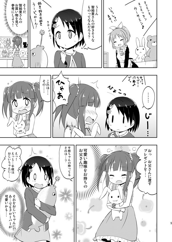 千枝ちゃんと智絵里ちゃんがお互いの誕生日プレゼントを買いに行くお話(1/2) 