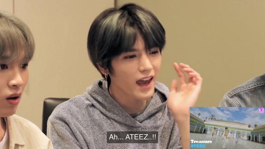  #NCT’s Taeyong mentioned that he likes  #ATEEZ  ’s songs