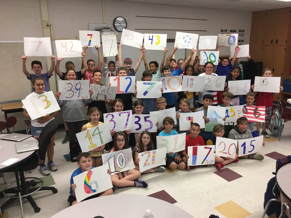 5th graders rocked the “40 Book Challenge” by reading 739 books! @ghaschool @taraweber3702