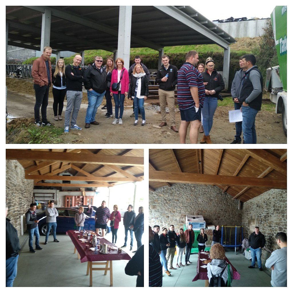 #LeadFarmEU This morning visiting SAT O CHOPE, dairy + swine farm in Galicia, during the 2nd Transnational Mobility Program. Young farmers from #Ireland, #Latvia, #France &amp; #Spain #generationalrenewal #agrifood #coops #genderbalance #training
<a href="/Leargas/">Léargas</a>