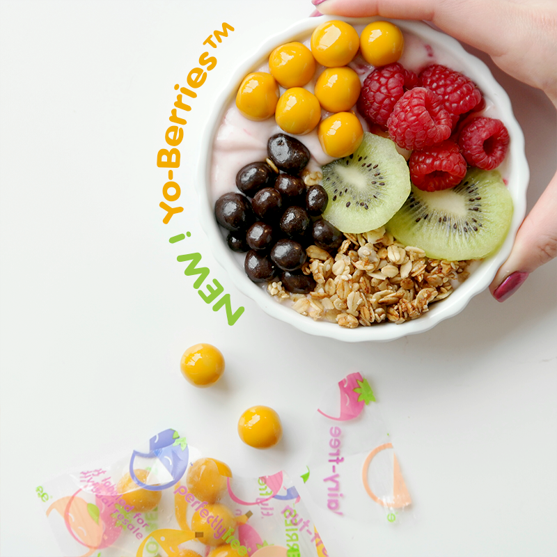 Say hellooo to the new kid on the block. YO-BERRIES™ are our new treats made with non-dairy yogurt and 100% real fruit.