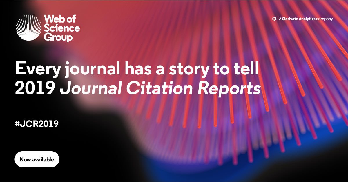 Clarivate for Academia &amp; Government on Twitter: &quot;The 2019 #JCR is here! The latest update includes 11,877 total journals across 236 disciplines, 81 countries and five continents &gt;&gt; https://t.co/maqpYRlaVH #JCR2019 #JournalCitationReports… https://t.co ...