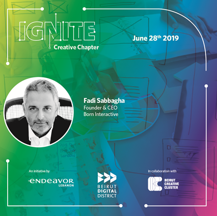 Our CEO, Fadi Sabbagha, is joining the first IGNITE Creative Chapter on June 28 to discuss #innovation and #scalability in the #creative industry! Register here to attend: bit.ly/IGNITECreative…
An initiative by <a href="/EndeavorLB/">Endeavor Lebanon</a> and <a href="/BeirutDigitalD/">BDD</a> in collaboration with <a href="/beirut_cc/">Beirut_CC</a>