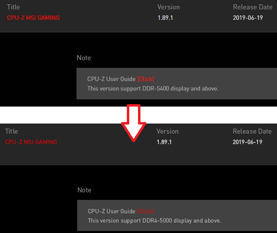 msi cpu z msi cpu z