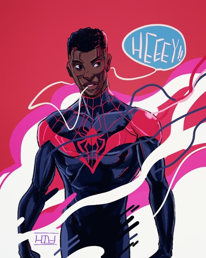 Slick Miles being slick
#hoodtendacies #blackart #art #blackartist #comics #manga #cartoons #anime #digitalillustration #digitalart #blackillustration #bhm #marvel #spiderman #mikesmorales