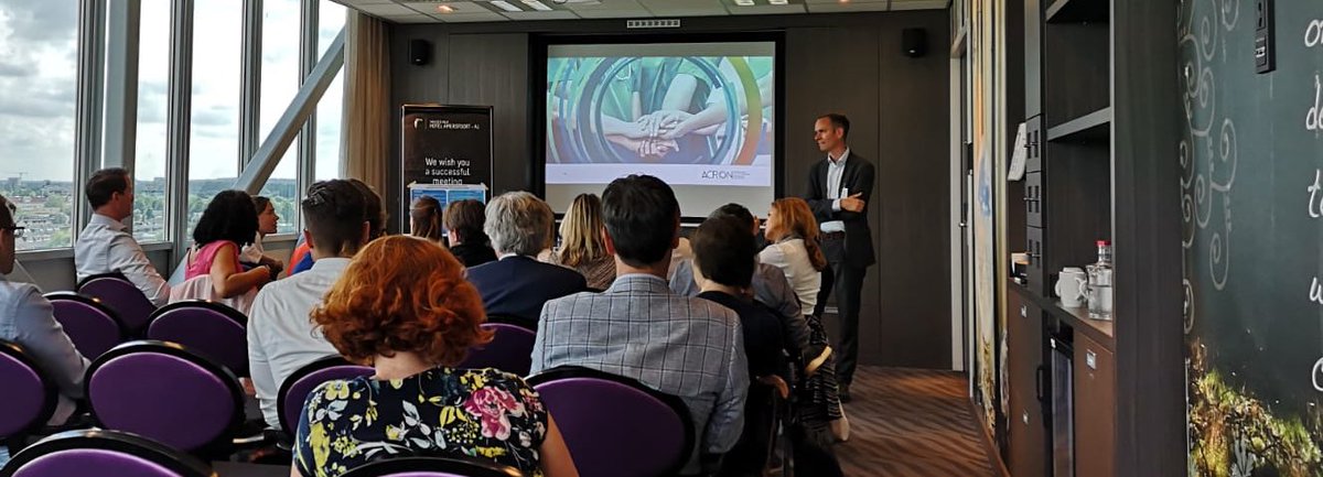 bscheerder's tweet photo. #ACRON Voorjaar symposium over eHealth toepassingen voor klinisch onderzoek! Bijdragen door #CHDR, @EvalanBV, @Castor en @IQVIA_Nederland. Dit is hoe de CRO industrie wil bijdragen aan Nederland als koploper in de EU!! #thedayafter #DCRF #nieuwspoort @RVO_Innovatie @wewordenbeter https://t.co/ijNq5ttRCp