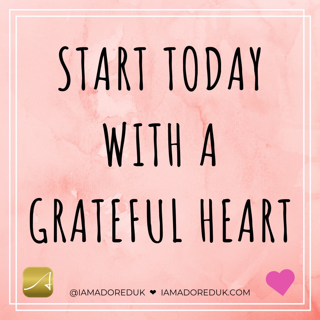 Throughout the day today, we invite you to take some time and reflect on what you are grateful for! 🌸 Often times we can find ourselves floating through life without acknowledging and appreciating all that is around us. What are you grateful for today?
#iamadoreduk