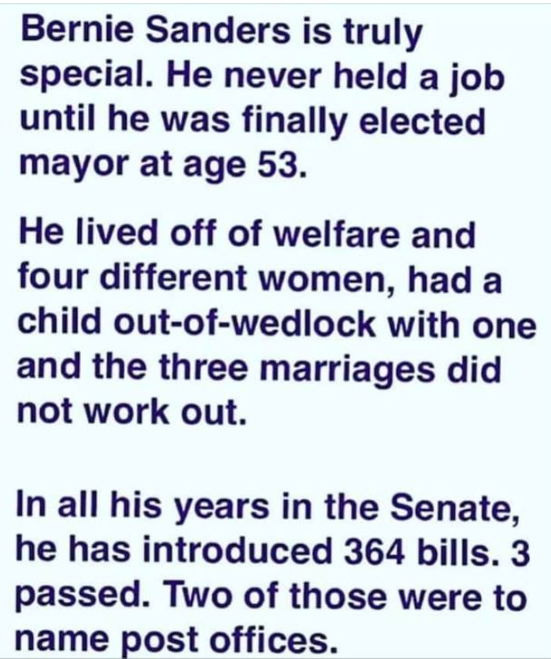 tedoftucson's tweet image. Bernie is a bum.