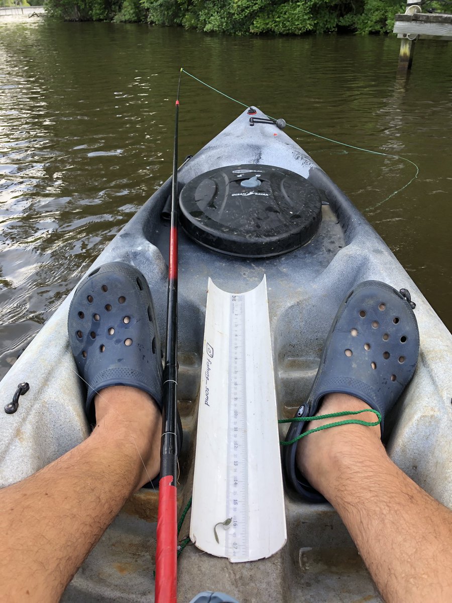 ReddenDE's tweet image. A little #fixedline #fishing on Lake Lariat in Calvert County, even found an old tire but pulled it out to make Maryland a little more @TrashFreeMD .