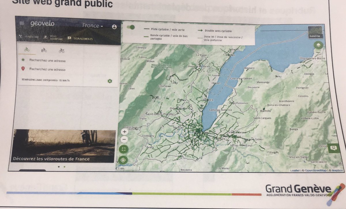 AstridBaudRoche's tweet photo. Groupe mobilite #GrandGeneve Avec collègues🇨🇭 @sergedalbusco @geraldcretegny on travaille à l’avancée des projets L’application @geovelofr est en ligne Le 1er service Mobilite offert par #GLCT #GrandGeneve aux habitants et aux visiteurs 🚀 Des projets avec @auvergnerhalpes https://t.co/YRHbO6neGi